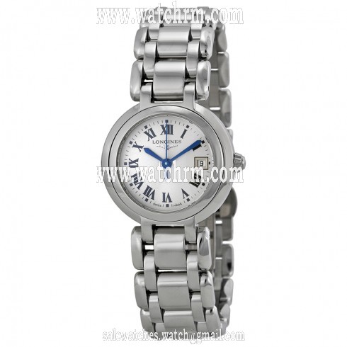 Longines PrimaLuna Silver Dial Stainless Steel Ladies Watch L81104716