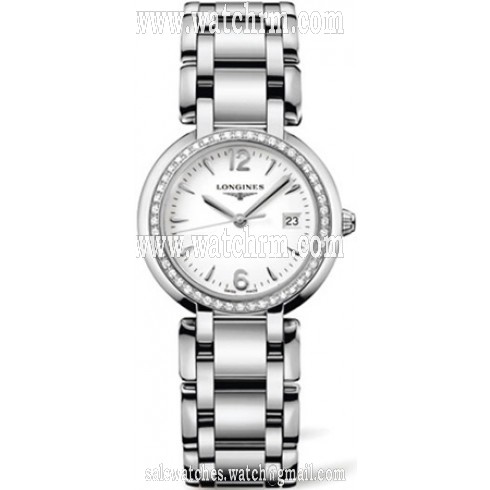 Longines Primaluna White Dial Stainless Steel Ladies Watch L81120166