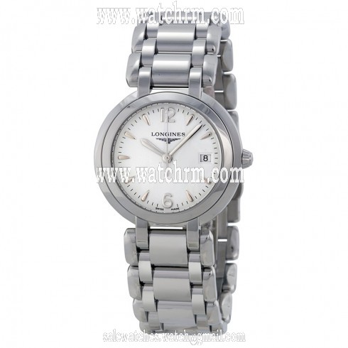 Longines Primaluna White Dial Stainless Steel Ladies Watch L81124166