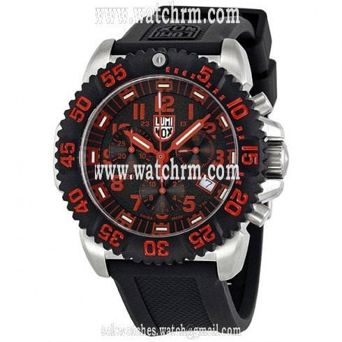 Luminox Navy SEAL Colormark Chronograph Black Dial Men's Watch 3195
