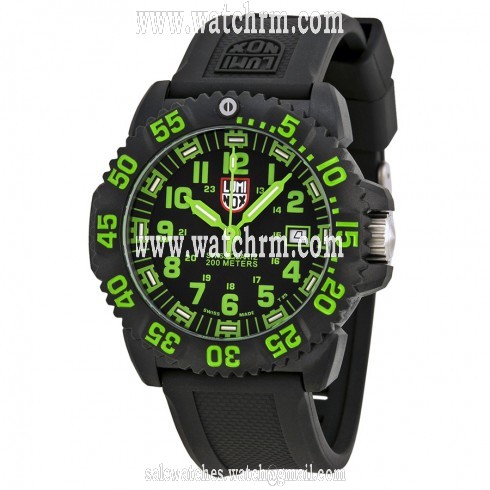 Luminox Seal Colormark 3050 Black Silicone Men's Watch 3067