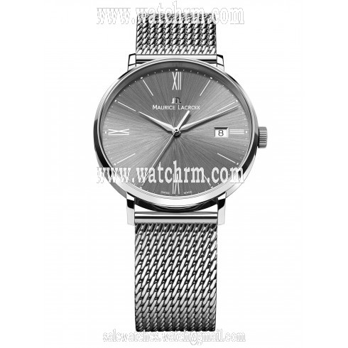 Maurice Lacroix Eliros Date Silver Dial Men's Stainless Steel Quartz Watch EL1087-SS002-810