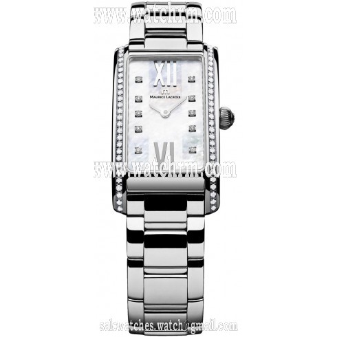 Maurice Lacroix Fiaba Mother of Pearl Diamond Dial Stainless Steel Ladies Watch FA2164-SD532-170