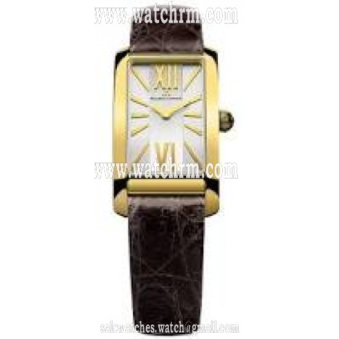 Maurice Lacroix Fiaba Silver Dial Brown Alligator-Crocodile Leather Laides Quartz Watch FA2164-PVY01-112