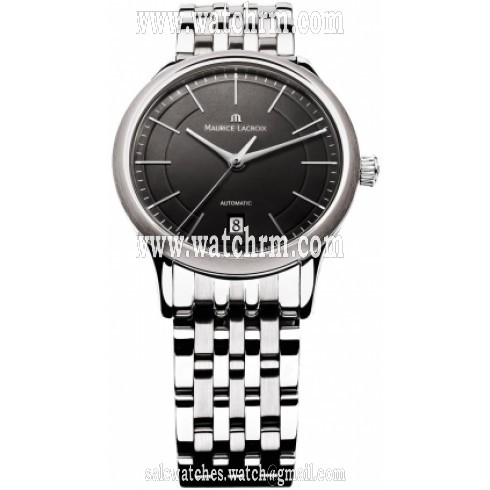 Maurice Lacroix Les Classiques Automatic Date Black Dial Men's Watch LC6017-SS002-330