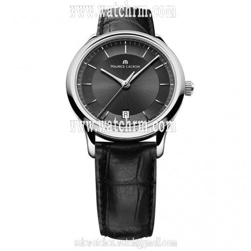 Maurice Lacroix Les Classiques Black Dial Stainless Steel Case Men's Quartz Watch ML-LC1237-SS001-331