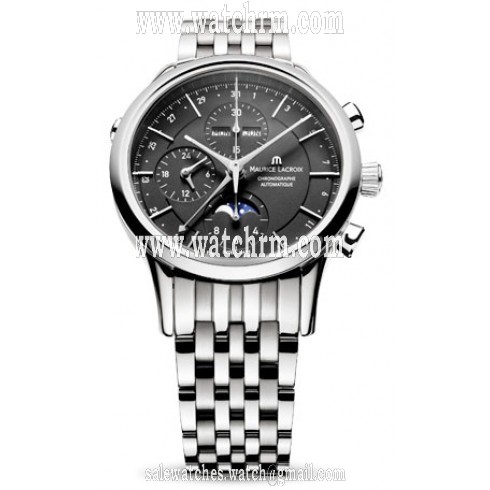 Maurice Lacroix Les Classiques  Chronograph Black Dial Men's Watch ML-LC6078-YS101-13E