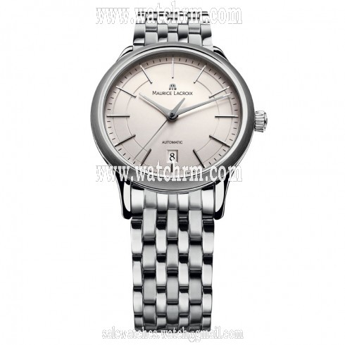 Maurice Lacroix Les Classiques Date Gents Automatique Silver Dial Stainless Steel Automatic Men's Watch LC6017-SS002-130
