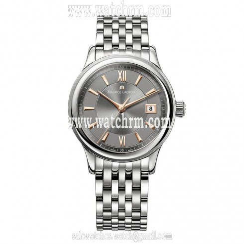 Maurice Lacroix Les Classiques Grey Dial Automatic Men's Stainless Steel Watch LC6027-SS002-310