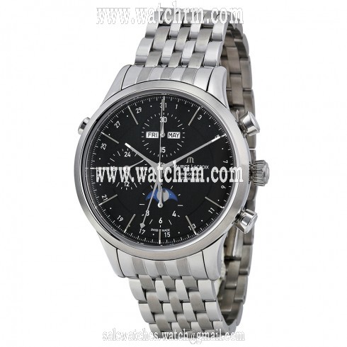 Maurice Lacroix Les Classiques Phase de Lune Chronograph Automatic Men's Watch LC6078-SS002-33E