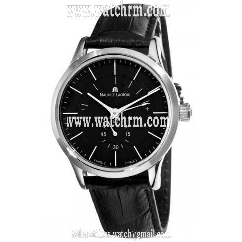 Maurice Lacroix Les Classiques Reserve de Marche Automatic Black Dial Men's Watch LC7008-SS001-330