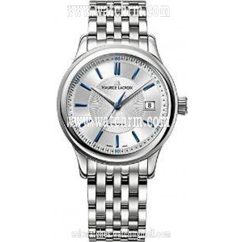 Maurice Lacroix Les Classiques Silver Dial Men's Automatic Stainless Steel Watch LC6027-SS002-133