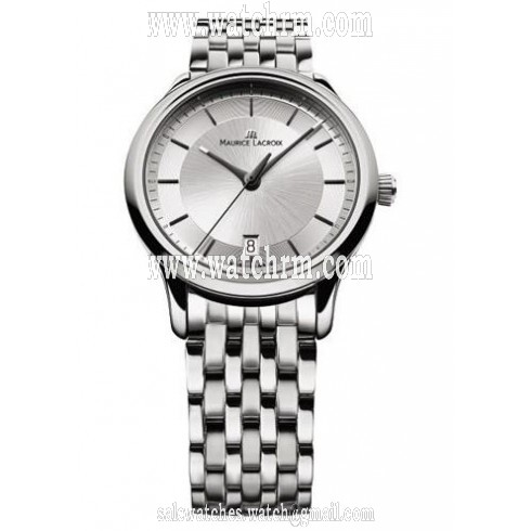 Maurice Lacroix Les Classiques Silver Dial Satinless Steel Men's Quartz Watch ML-LC1237-SS002-131