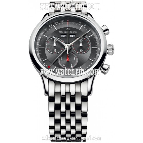 Maurice Lacroix Les Classiques Steel Chronograph Men's Watch LC1228-SS001-330