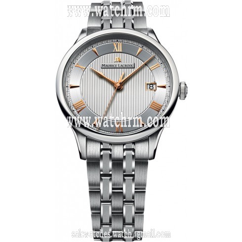 Maurice Lacroix Masterpice Date Silver Dial Men's Watch MP6407-SS002-110