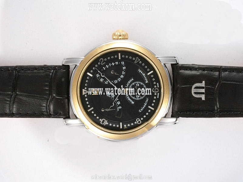 Maurice Lacroix Masterpiece Calendrier Retrograde MP7268-PG101-130 40mm Automatic Mens Watch