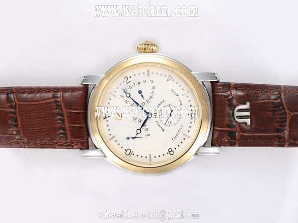 Maurice Lacroix Masterpiece Calendrier Retrograde MP7268-PG101-130 Midsize Automatic Watch