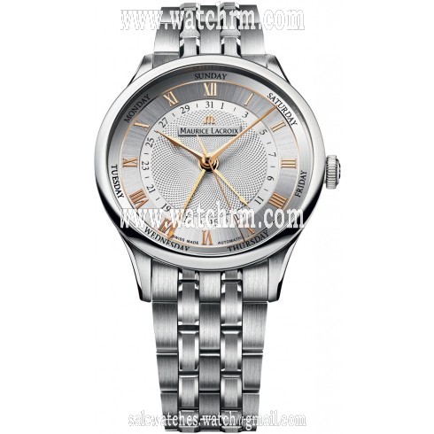 Maurice Lacroix Masterpiece Cinq Aiguilles Silver Dial Men's Watch MP6507-SS002-111