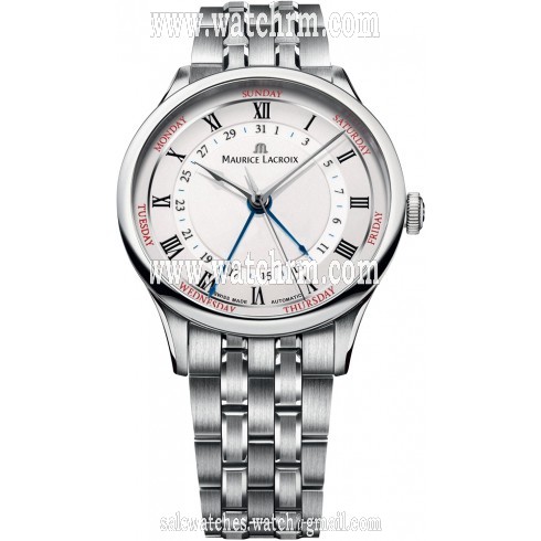 Maurice Lacroix Masterpiece Cinq Aiguilles White Dial Men's Watch MP6507-SS002-112
