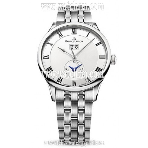 Maurice Lacroix Masterpiece Date GMT Opaline Dial Men's Watch MP6707-SS002-112