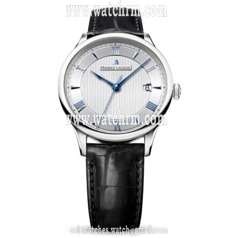 Maurice Lacroix Masterpiece Date Automatic Silver Dial Men's Watch MP6407-SS001-111
