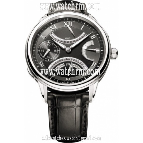 Maurice Lacroix Masterpiece Double Retrograde Black Dial Men's Watch MP7218-SS001-310
