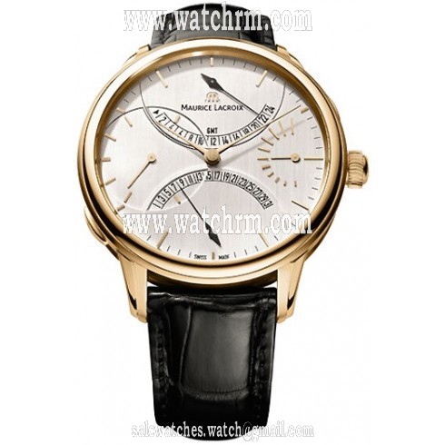 Maurice Lacroix Masterpiece Double Retrograde Silver Dial Men's Watch ML-MP7218-PG101-130