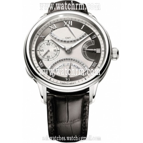 Maurice Lacroix Masterpiece Double Retrograde Silver Dial Men's Watch MP7218-SS001-110