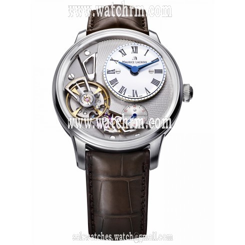 Maurice Lacroix Masterpiece Gravity White Dial Men's Watch MP6118-SS001-110
