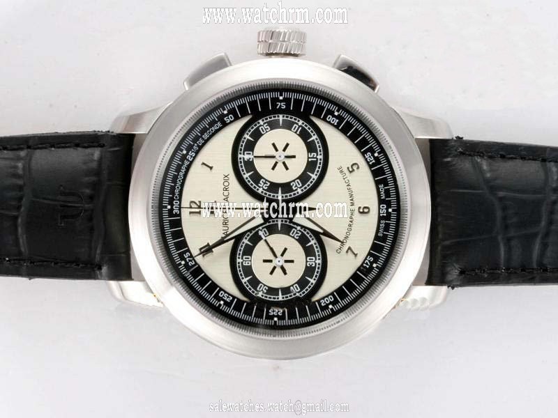 Maurice Lacroix Masterpiece Le Chronographe MP 7128-SS001-320 Round Manual Winding Mens Watch