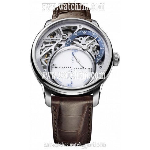 Maurice Lacroix Masterpiece Seconde Mysterieuse Skeleton Dial Automatic Men's Watch MP6558-SS001-094