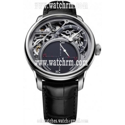 Maurice Lacroix Masterpiece Seconde Mysterieuse Skeleton Dial Automatic Men's Watch MP6558-SS001-095