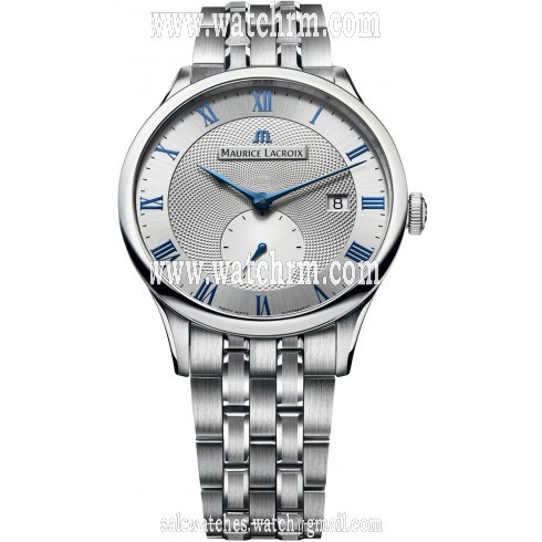 Maurice Lacroix Masterpiece Silver Dial Automatic Men's Stainless Steel Watch MP6907-SS002-110