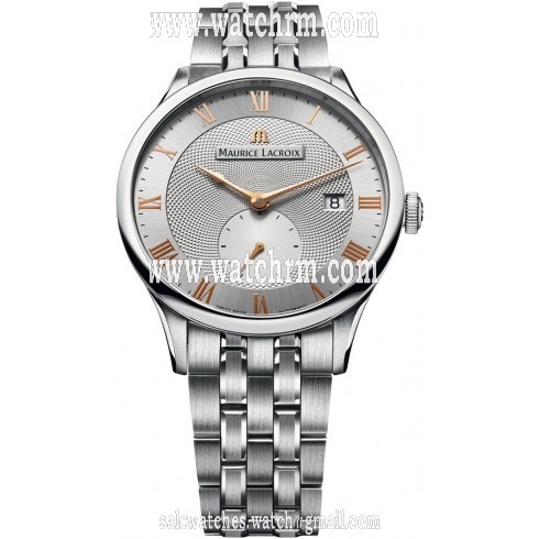 Maurice Lacroix Masterpiece Silver Dial Automatic Men's Stainless Steel Watch MP6907-SS002-111