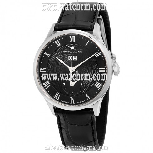 Maurice Lacroix Masterpiece Tradition Black Dial Automatic Men's Watch MP6707-SS001-310