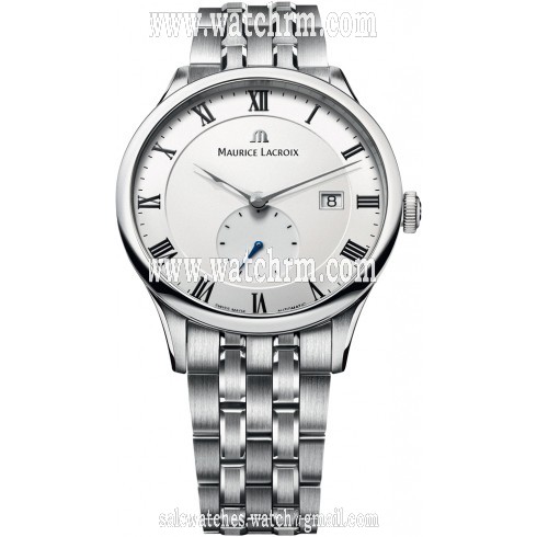 Maurice Lacroix Masterpiece White Dial Men's Automatic Stainless Steel Watch MP6907-SS002-112