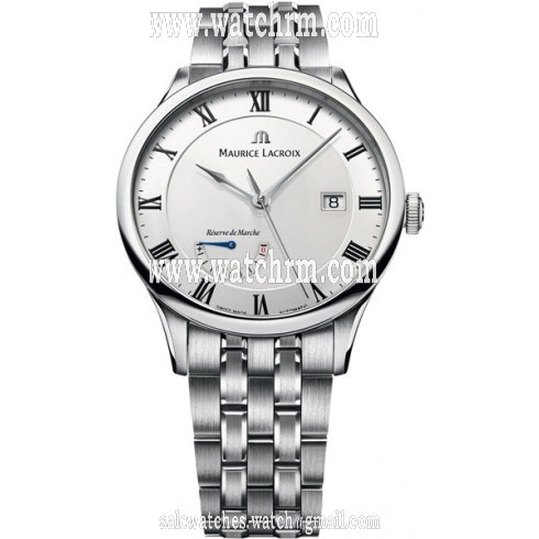 Maurice Lacroix Masterpiece White Dial Stainless Steel Men's Watch MP6807-SS002-112