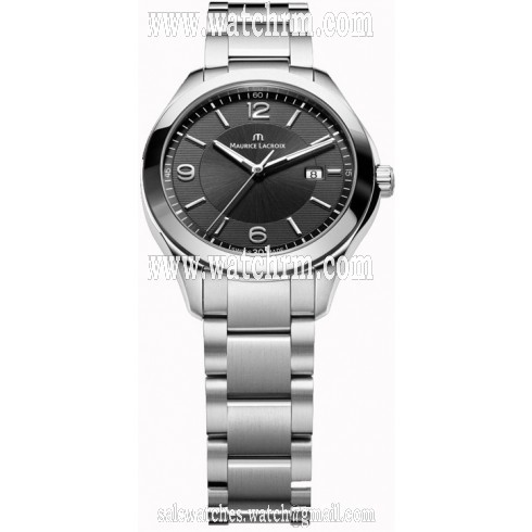 Maurice Lacroix Miros Date Black Dial Stainless Steel Ladies Watch MI1014-SS002330