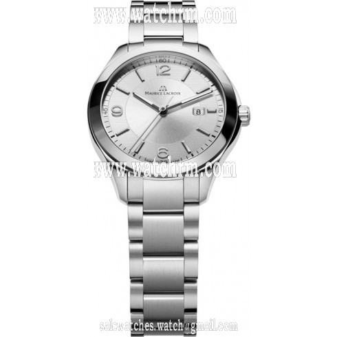 Maurice Lacroix Miros Date Silver Dial Stainless Steel Ladies Watch MI1014-SS002130