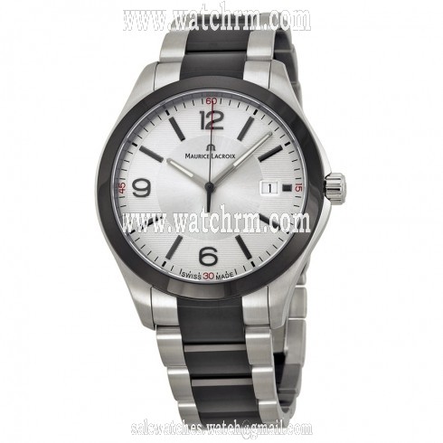Maurice Lacroix Miros Date Silver Dial Stainless Steel Men's Watch MI1018-SS002131