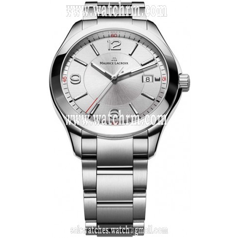 Maurice Lacroix Miros Date Silver Dial Stainless Steel Men's Watch MI1018-SS002130