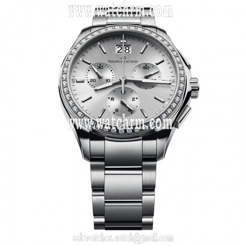 Maurice Lacroix Miros Diamond Chronograph Ladies Watch MI1057-SD502-130