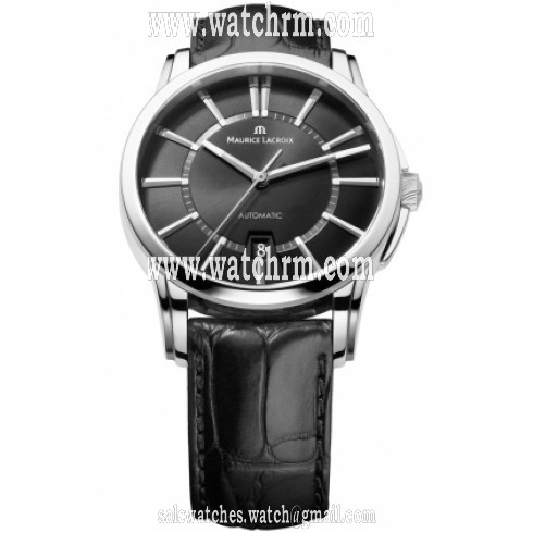 Maurice Lacroix Pontos Date Black Dial Automatic Men's Watch PT6148-SS001-330