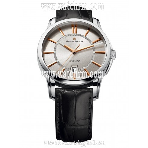Maurice Lacroix Pontos Date Silver Dial Automatic Men's Watch PT6148-SS001-131