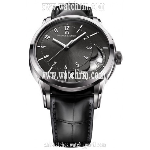 Maurice Lacroix Pontos Decentrique Black Dial Men's Watch PT6318-SS001-330