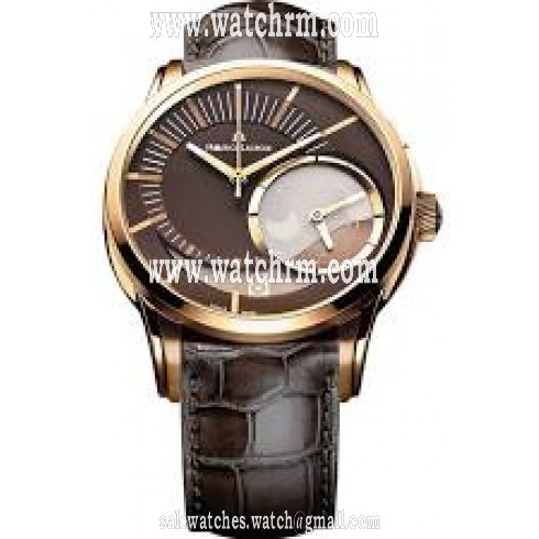 Maurice Lacroix Pontos Decentrique GMT Brown Dial Men's Watch PT6118-PG101-731