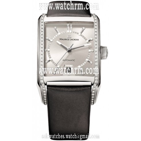 Maurice Lacroix Pontos Rectangulaire Silver Dial Men's Watch ML-PT6257-SD501-150