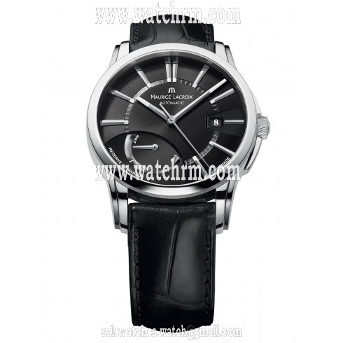 Maurice Lacroix Pontos Reserve De Marche Black Dial Men's Watch PT6168-SS001331