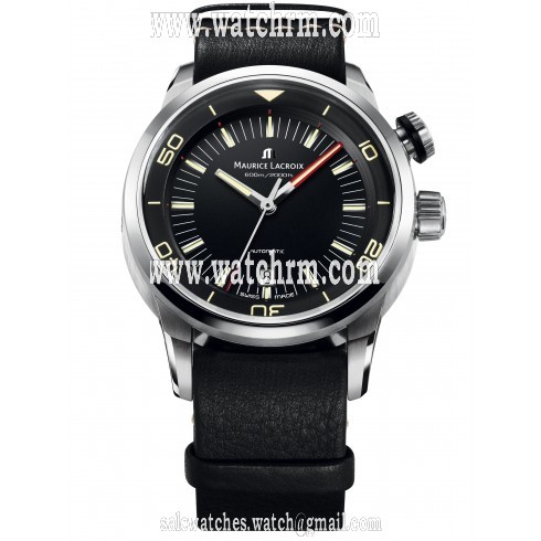Maurice Lacroix Pontos S Diver Automatic Black Dial Men's Watch PT6248-SS001330