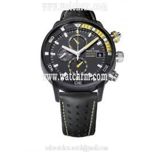 Maurice Lacroix Pontos Supercharged Black Dial Men's Watch ML-PT6009-PVB01-330